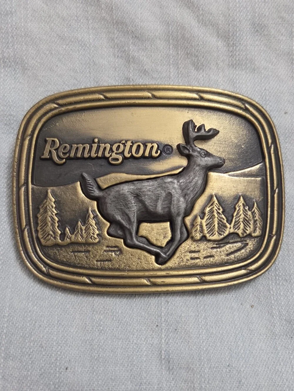 2 Vintage 1970s Belt Buckles
